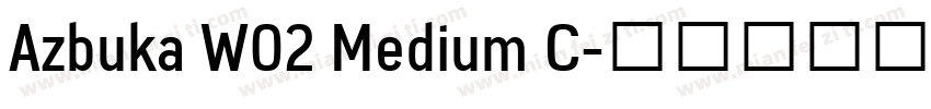 Azbuka W02 Medium C字体转换